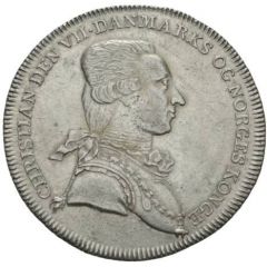 1 Reisedaler - Christian VII Royal visit