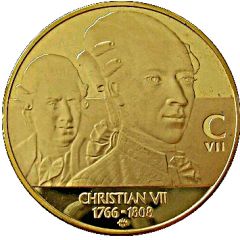 Medal - Denmark`s Regent King Christian VII