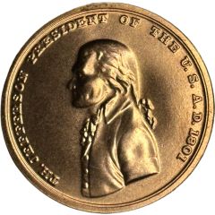 Medal - Peace and Friendship Thomas Jefferson, President of the United States