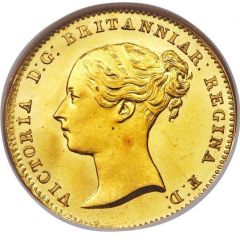 3 Pence - Victoria 1st portrait, Maundy, Gold proof
