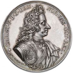 Medal - Christian V Death medal, type 1