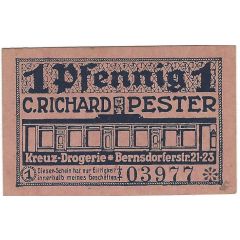 1 Pfennig Kreuz-Drogerie Pester