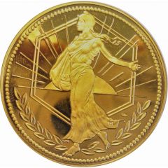 Médal - €uro - Euro semeuse essai bronze
