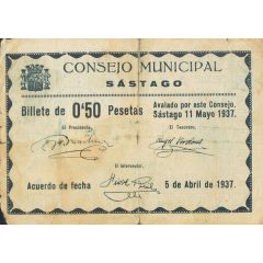 0.50 Pesetas Sástago