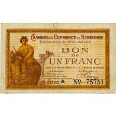 1 Franc - Chambre de Commerce de Narbonne 11