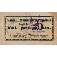 25 Céntimos Bordils
