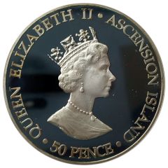 50 Pence - Elizabeth II Queen Mother, Silver Proof Issue