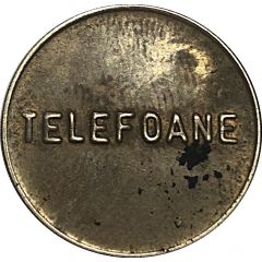 Telephone Token - Telefoane Control 24 mm, small letters