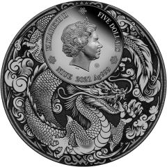 5 Dollars - Elizabeth II Liu Bei