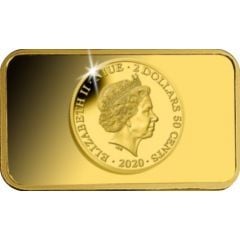 2 Dollars 50 Cents - Elizabeth II In Gold We Trust
