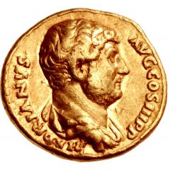Aureus - Hadrian VICTORIA AVG, Victory