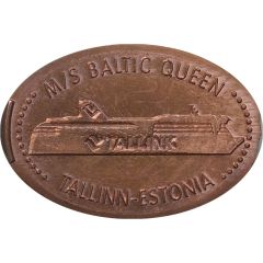 Elongated Coin - M/S Baltic Queen