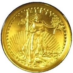 20 Dollars `Saint-Gaudens - Double Eagle 1907` Miniature coin