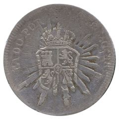 8 Reales - Ferdinand VII Countermark on Mexico 8 Reales