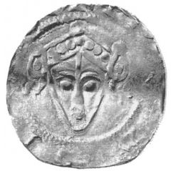 Denier - Henry III Tiel mint