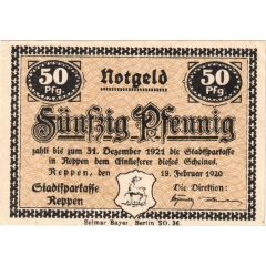 50 Pfennigs Reppen