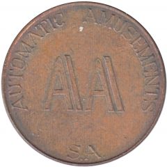 Token - Automatic Amusements South Australia