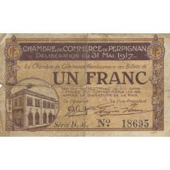 1 Franc - Chambre de Commerce de Perpignan 66