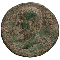 Dupondius or As - Hadrian TRANQVILLITAS AVG COS III P P S C, Tranquillitas