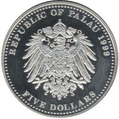5 Dollars Prussian 5 Marks