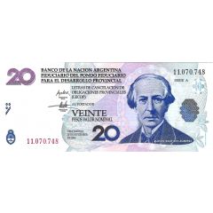20 Pesos Valor Nominal LECOP