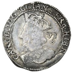 1/2 Merk - Charles I 2nd Coinage