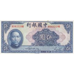 5 Yuan Bank of China