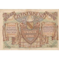 10 000 Mark Badische Bank