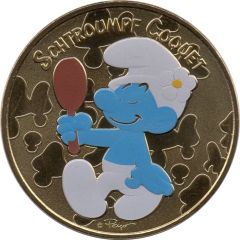 Monnaie de Paris Tourist Token - Les Schtroumpfs Schtroumpf coquet