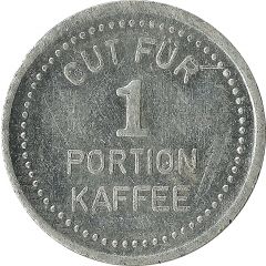 Token - Gut für 1 Portion Kaffee