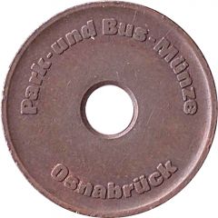 Parking Token - Park- und Bus-Münze Osnabrück