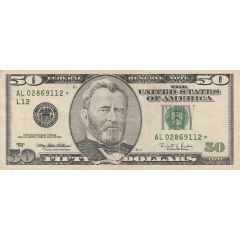 50 Dollars Federal Reserve Note, large portrait