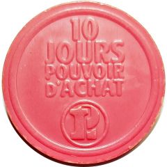 Jeton de chariot 10 JOURS POUVOIR D`ACHAT- Leclerc
