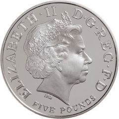 5 Pounds - Elizabeth II XXX Olympiad, Countdown 2, Silver Proof