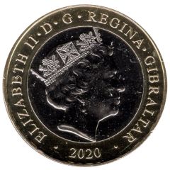2 Pounds - Elizabeth II Christmas