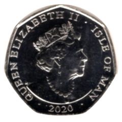 50 Pence - Elizabeth II The Mermaid, colourised