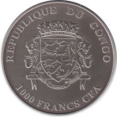 1000 Francs CFA Rhinoceros