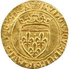 1/2 écu d`or à la couronne - Louis XI