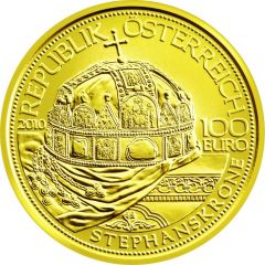 100 Euros Hungarian Crown of St. Stephen