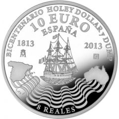 10 Euros Australian Holey Dollar and Dump