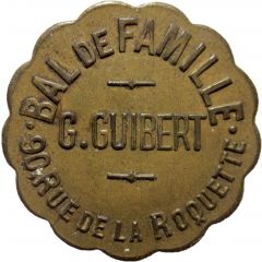 20 centimes - Bal de famille Guibert - Paris [75]