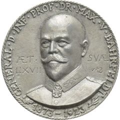 Medal - General of the Infantry Dr. Max von Bahrfeldt