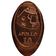Elongated Coin - Apollo 10
