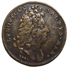 Rechenpfennig - Louis XIV - Flandre - Pucna ad Seneffam