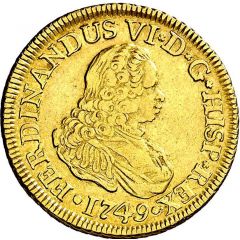 2 Escudos - Ferdinand VI Madrid