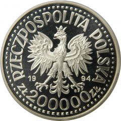 200 000 Zlotys Sigismund I the Old (bust)
