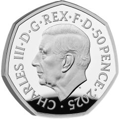 50 Pence - Charles III Stories of the Second World War, Silver Proof