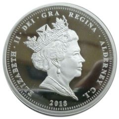 5 Pounds - Elizabeth II 65th Ann. Coronation, Silver Proof
