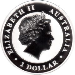 1 Dollar - Elizabeth II 4th Portrait - The Australian Stock Horse - Silver Bullion Coin
