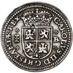 2 Reales 'Maria' - Carlos II milled